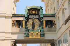 Ankeruhr in Vienna, Austria